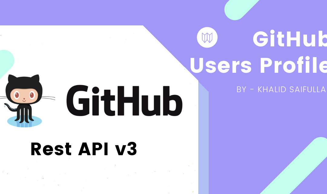 Get GitHub Profile Using GitHub User API