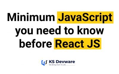 Minimum JavaScript before starting React JS